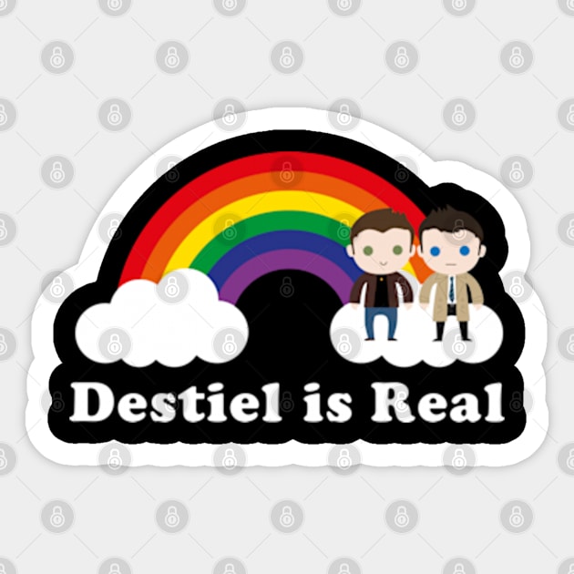 Destiel is Real Sticker by Plan8